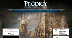 Desktop Screenshot of prodigythegame.com